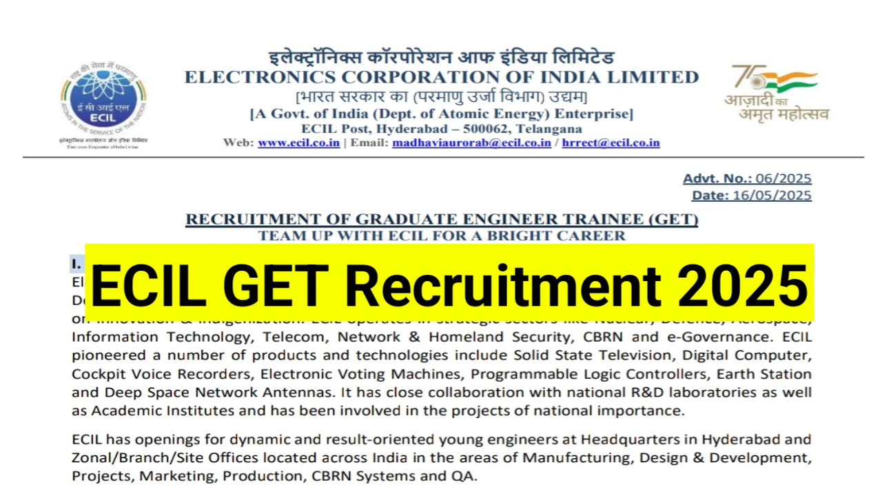 ECIL-GET-Recruitment-2025