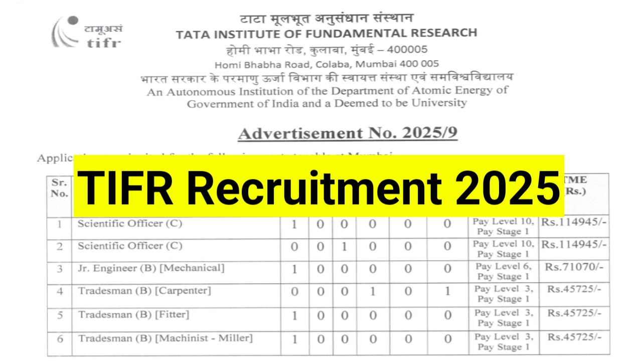 TIFR-Recruitment-2025